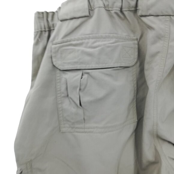 Duluth Trading Mens Dry on the Fly Cargo Khaki Nylon Pants Size 3XL x 30 Pockets - Picture 8 of 11